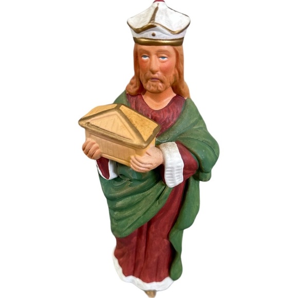 Vintage Homco Wiseman Gift Christmas Nativity Scene Replacement Figurine 5207 - Picture 1 of 12